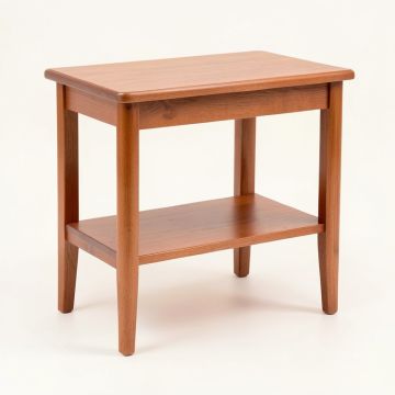 Flint Crossing Side Table - Terracotta (synthetic illustration; no displayed measurements)