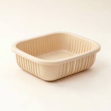 Moss Crest Empty Under-Desk Cable Tray - Beige (synthetic illustration; no displayed measurements)