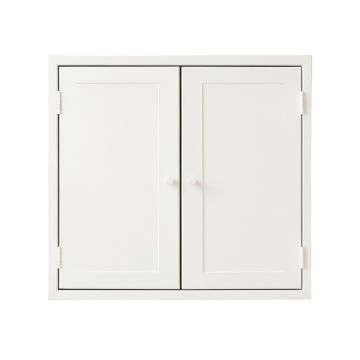 Sage Arc Wall-Mounted Laundry Cabinet - White