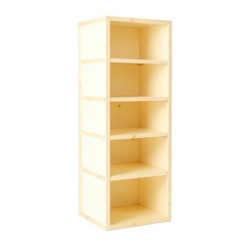 Clay Dale Narrow Cubby Tower - Cream