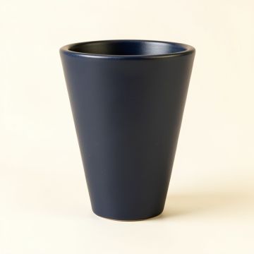 Elm Bend Empty Railing Planter With Integral Brackets - Navy (synthetic illustration; no displayed measurements)