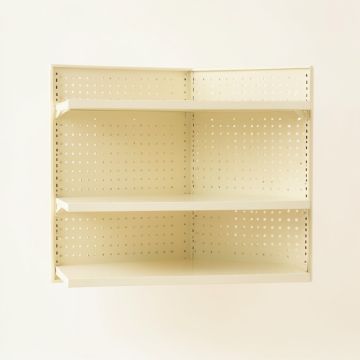 Aspen Dell Empty Wall-Mounted Tool Organizer Panel - Cream (synthetic illustration; no displayed measurements)