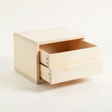 Willow Canyon Small-Parts Storage Drawer Cabinet - Ivory (synthetic illustration; no displayed measurements)
