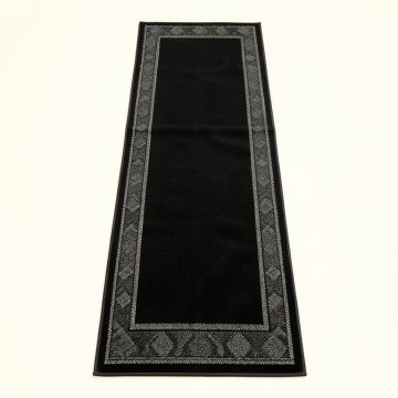 Cliff Brook Narrow Runner Rug - Black (synthetic illustration; no displayed measurements)