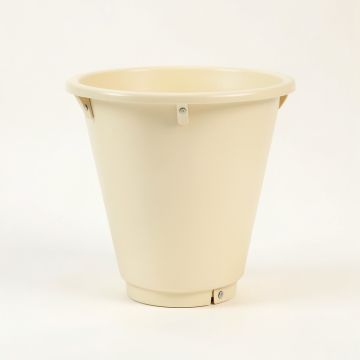 Bay Branch Empty Railing Planter With Integral Brackets - Ivory (synthetic illustration; no displayed measurements)