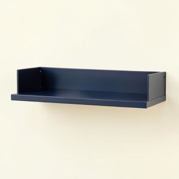 Cliff Bluff Wall-Mounted Shelf - Navy (synthetic illustration; no displayed measurements)