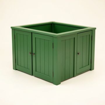 Juniper Edge Empty Furniture-Style Litter Enclosure - Green (synthetic illustration; no displayed measurements)