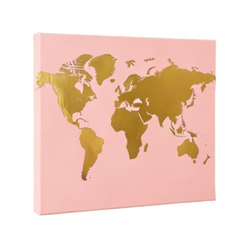 World Map 4 Canvas Art