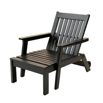 Wren Bridge Outdoor Lounge Chair - Black