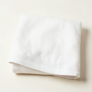 Juniper Branch Bath Towel - White (synthetic illustration; no displayed measurements)