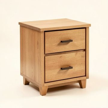Versa 2 Drawer Nightstand (synthetic illustration; no displayed measurements)