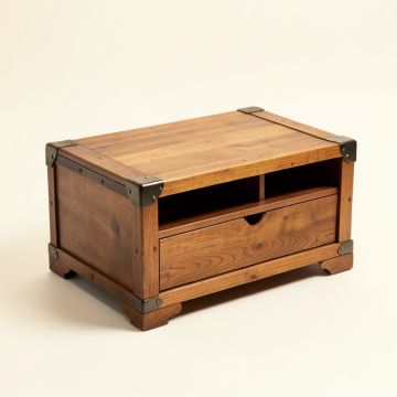 Felita Solid Wood Coffee Table With Storage (synthetic illustration; no displayed measurements)