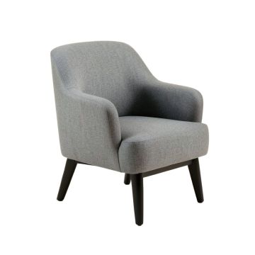 Dolorita Upholstered Parsons Chair In Gray