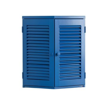 Willow Bluff Wall-Mounted Laundry Cabinet - Blue