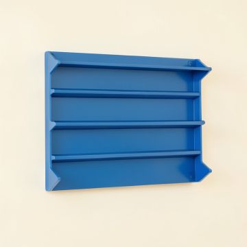 Summit Dell Empty Wall-Mounted Tool Organizer Panel - Blue (synthetic illustration; no displayed measurements)