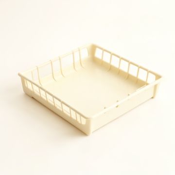 Olive Edge Empty Under-Desk Cable Tray - Cream (synthetic illustration; no displayed measurements)