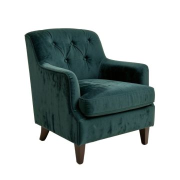 Tufted Velvet Upholstered Side Chair