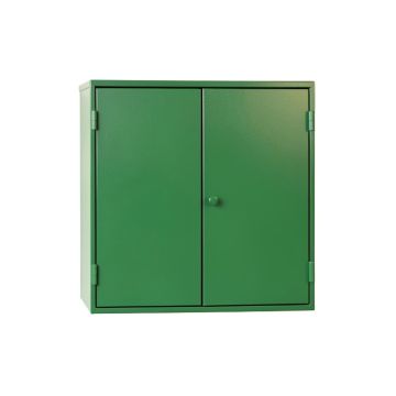 Slate Crest Wall-Mounted Laundry Cabinet - Green
