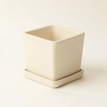Shore Bridge Empty Planter - Cream (synthetic illustration; no displayed measurements)