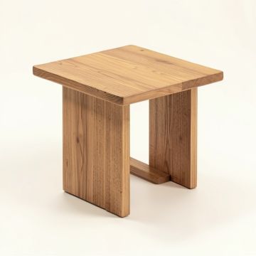 Clapp Acacia Wood End Table (synthetic illustration; no displayed measurements)
