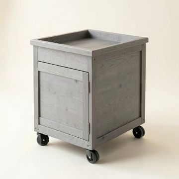 Flint Dale Empty Rolling Workshop Cart - Gray (synthetic illustration; no displayed measurements)