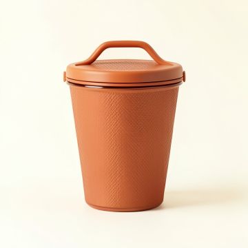 Aspen Bluff Storage Canister With Lid - Terracotta (synthetic illustration; no displayed measurements)