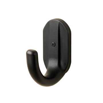 Bay Branch Wall-Mounted Robe Hook - Black