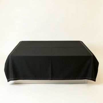 Laurel Bridge Flat Bed Sheet - Black (synthetic illustration; no displayed measurements)