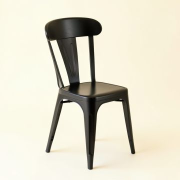 Slate Edge Dining Chair - Black (synthetic illustration; no displayed measurements)