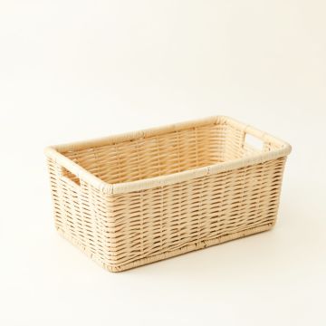 Summit Bridge Empty Storage Basket - Cream (synthetic illustration; no displayed measurements)