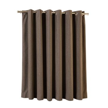 Souvigny Solid Blackout Thermal Grommet Single Curtain Panel