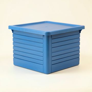 Holly Brook Closed Outdoor Storage Box - Blue (synthetic illustration; no displayed measurements)