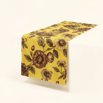 Johansen Floral 100 % Cotton Table Runner (synthetic illustration; no displayed measurements)