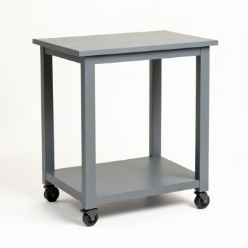 Briar Bluff Empty Rolling Workshop Cart - Gray (synthetic illustration; no displayed measurements)