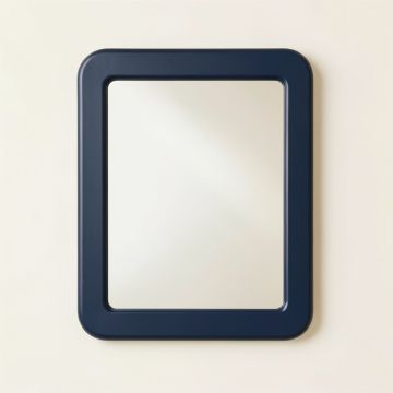 Linden Bluff Framed Wall Mirror - Navy (synthetic illustration; no displayed measurements)