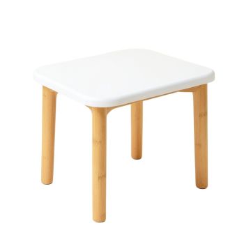 Stone Canyon Compact Balcony Table - White