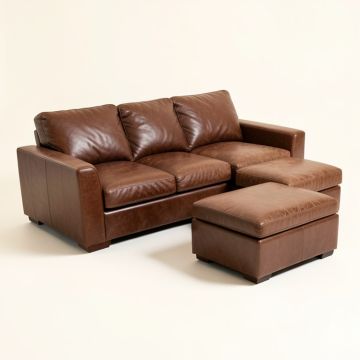 103.5 '' Wide Sofa & Chaise With Ottoman (synthetic illustration; no displayed measurements)