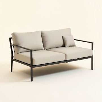 Wamac Patio Sofa With Cushions (synthetic illustration; no displayed measurements)