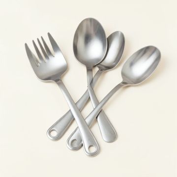 Viking Forged Stainless 6 Piece Utensil Set (synthetic illustration; no displayed measurements)