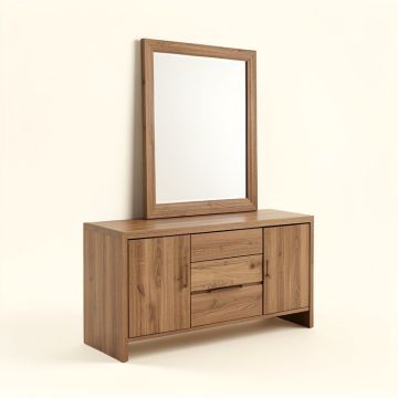 Nallely 34 '' Single Bathroom Vanity Set With Mirror (synthetic illustration; no displayed measurements)