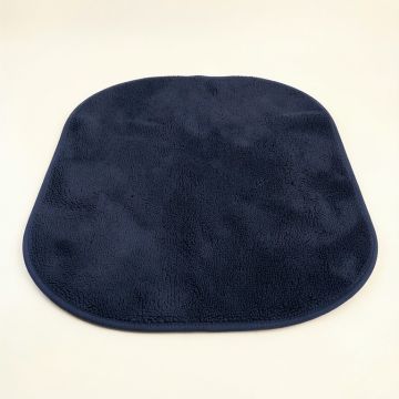 Elm Edge Bath Mat - Navy (synthetic illustration; no displayed measurements)