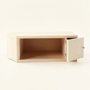 River Bend Shoe Storage Bench - Ivory (synthetic illustration; no displayed measurements)