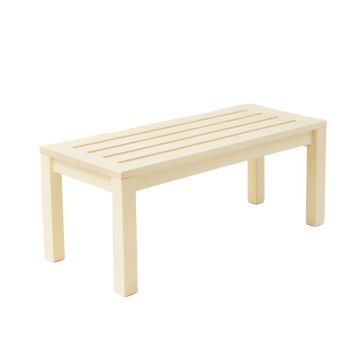 Cedar Branch Indoor Bench - Cream