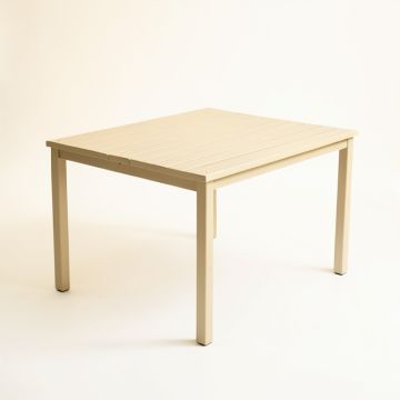 Dawn Crest Patio Table - Beige (synthetic illustration; no displayed measurements)