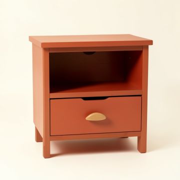Lake Crossing Nightstand - Terracotta (synthetic illustration; no displayed measurements)