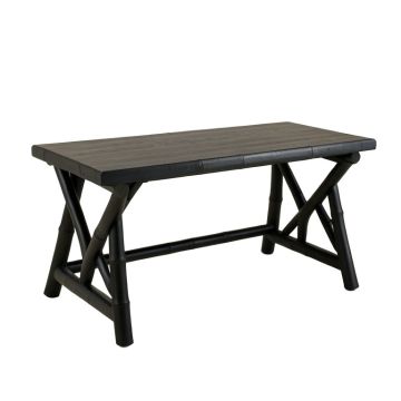 Aspen Branch Empty Workshop Workbench - Black (synthetic illustration; no displayed measurements)