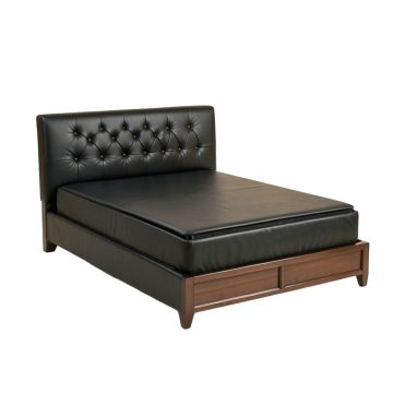 Pihu Tufted Low Profile Sleigh Bed