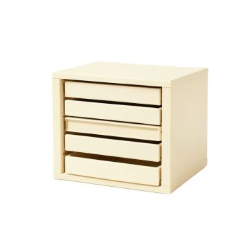 Birch Canyon Small-Parts Storage Drawer Cabinet - Cream