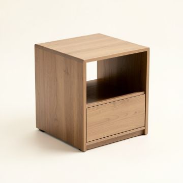 Wilfredo End Table With Storage (synthetic illustration; no displayed measurements)