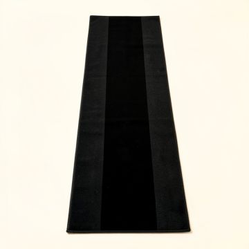 Ash Brook Narrow Runner Rug - Black (synthetic illustration; no displayed measurements)